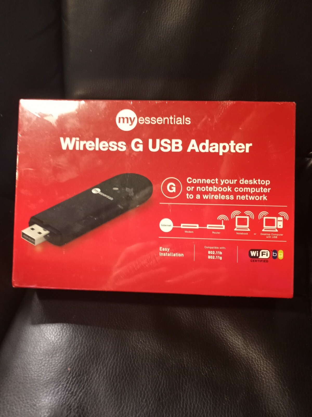 My Essentials Wireless USB G USB Adapter 802.11b 802.11g Sealed  Ea