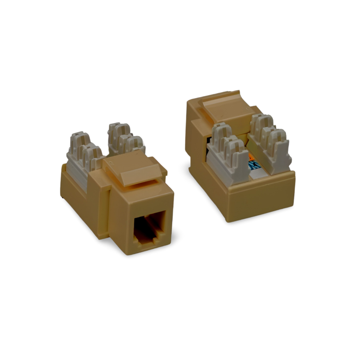 Phone RJ11 RJ12 Keystone Jack - Ivory