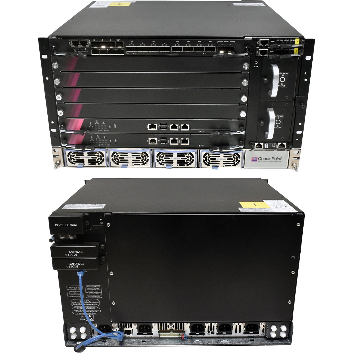 Check Point 44000 Security System 2x SGM400 1x SSM440 2x CMM 1x Control Panel