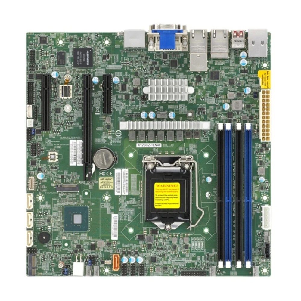 For Supermicro X12SCZ-TLN4F Server Motherboard Single Socket LGA-1200 Micro-ATX