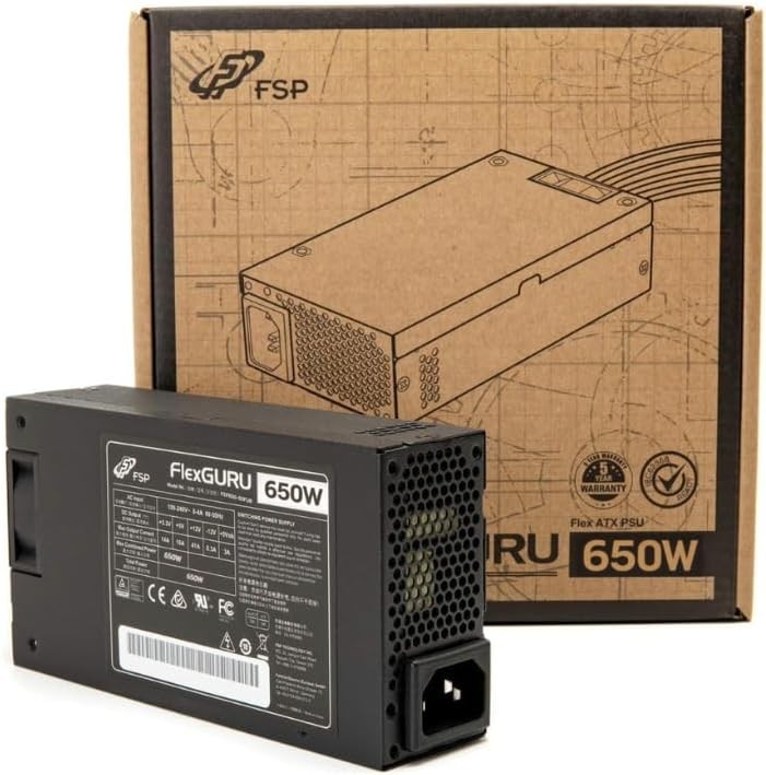 FSP FlexGURU Pro 650W Flex ATX PSU 80 Plus Platinum