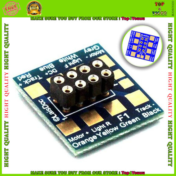 10pcs or 1Pcs DCC 8 Pin NEM652 Socket with Solder Tabs for Model Railway Trains