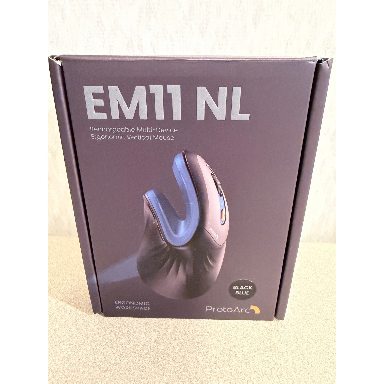ProtoArc EM11 NL Ergonomic Vertical Mouse Wireless Bluetooth Rechargeable