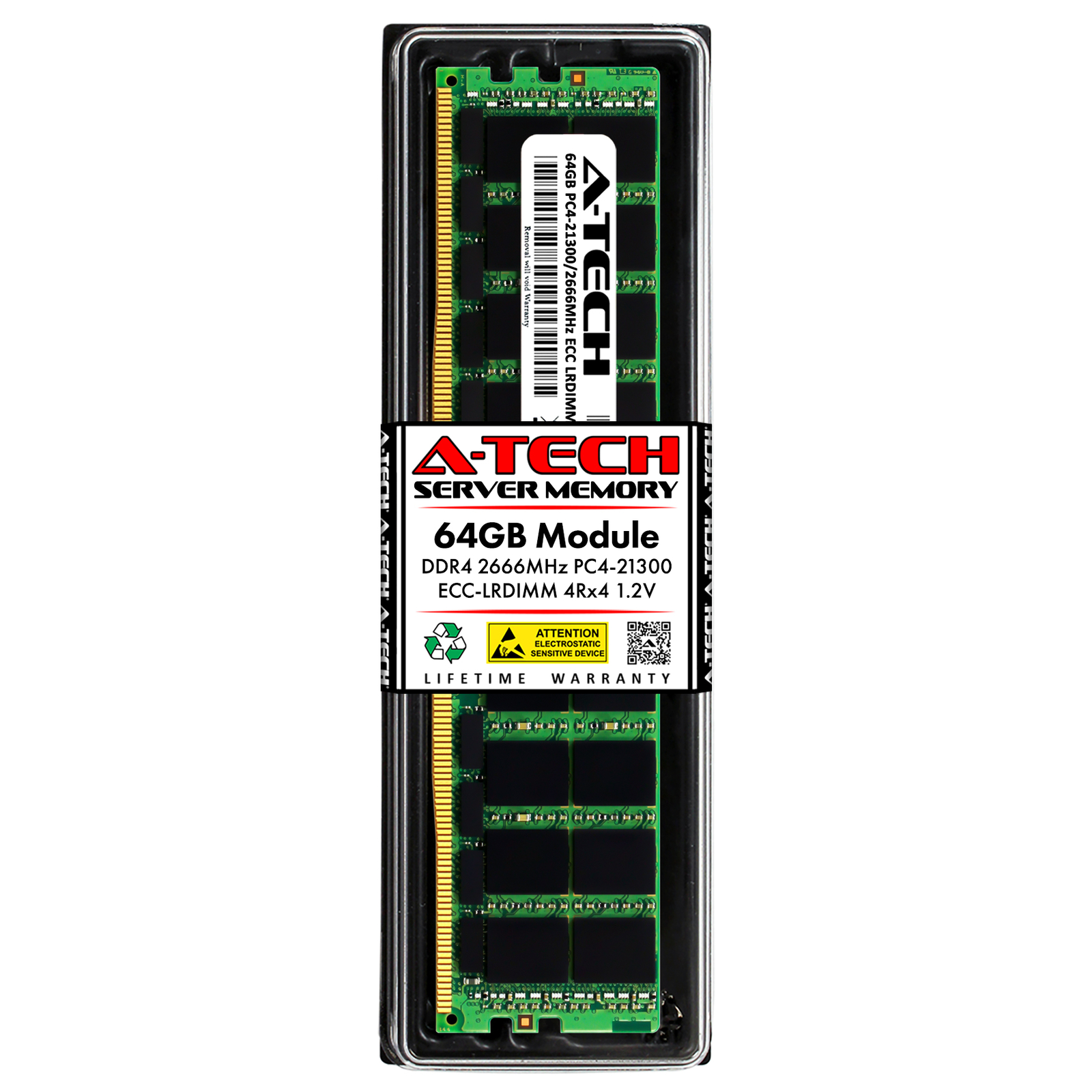 64GB DDR4 PC4-21300L LRDIMM Replacement for Oracle-Sun 7115349 Server Memory RAM