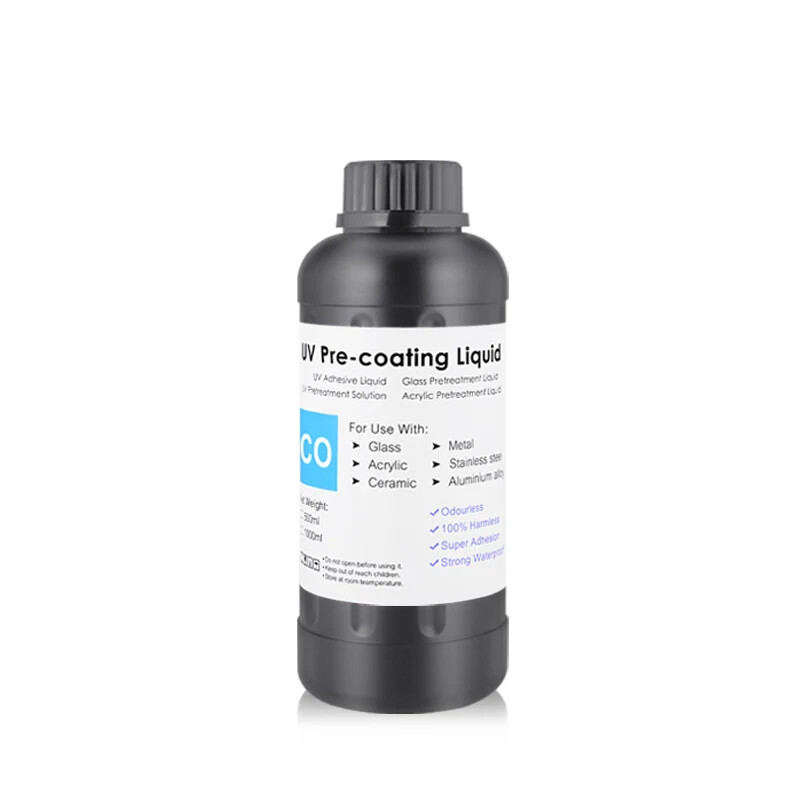 500ML UV Pre-Coating For Glass Acrylic Metal and Ceramic For UV Flatbed Printer