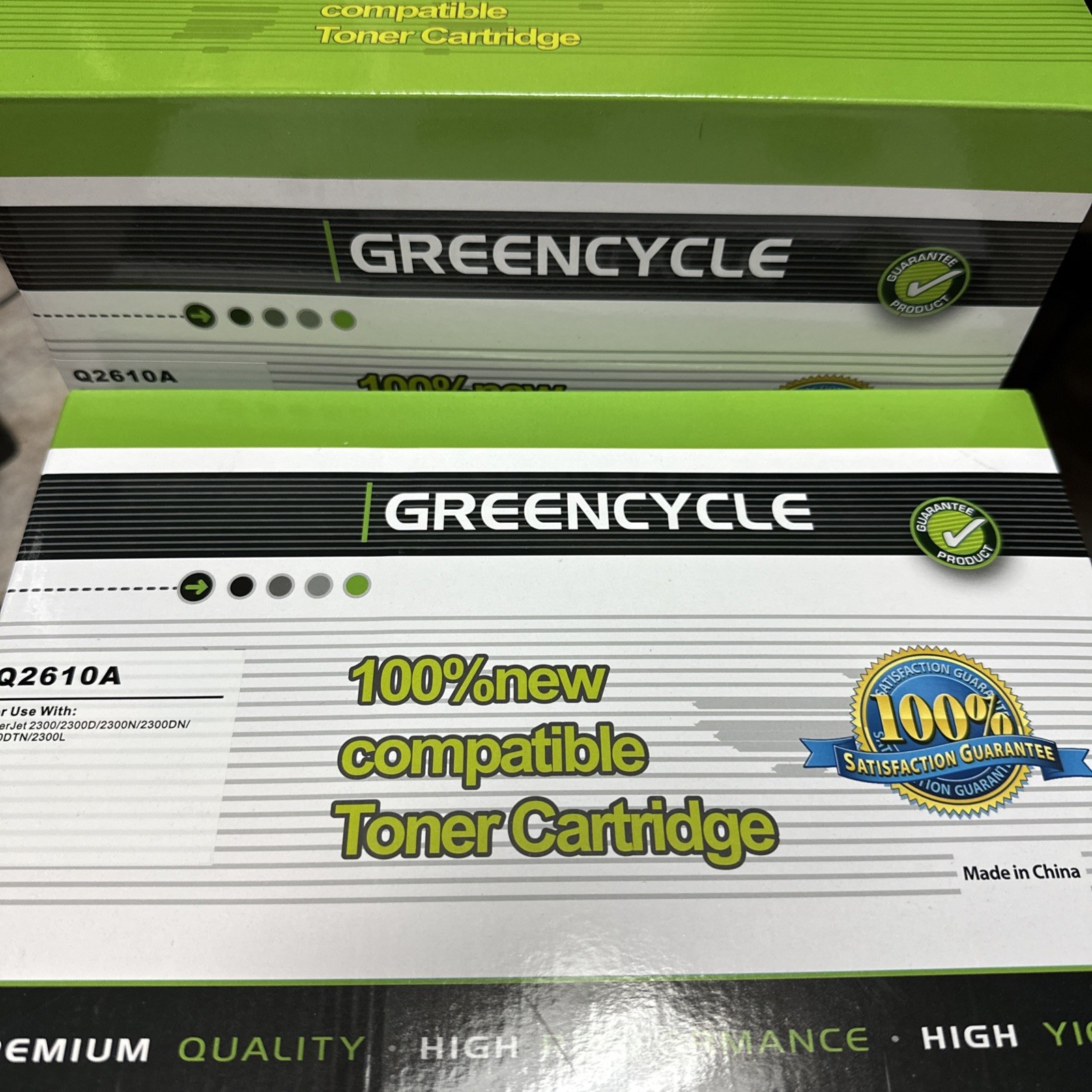 2PK Q2610A 10A Toner Cartridge Compatible For HP Laserjet 2300N 2300D 2300DN