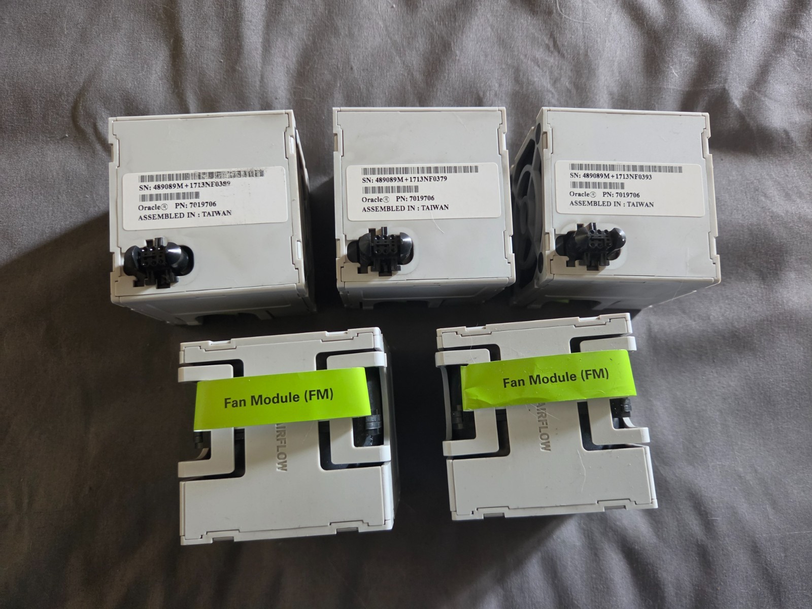 Set of 5 Oracle Airflow Fan Module 7019706