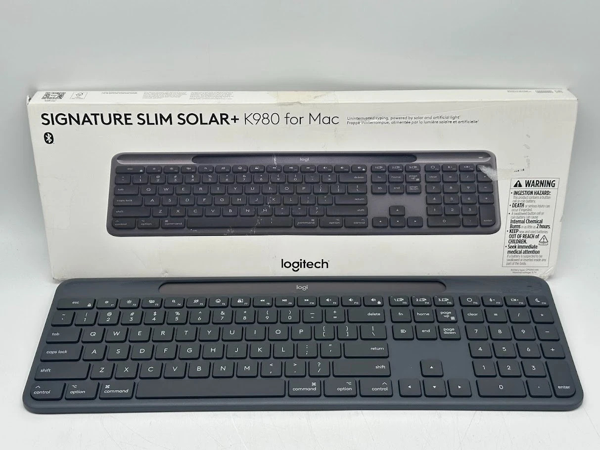 OPEN BOX Logitech Signature Slim Solar+ K980 for Mac