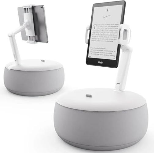 Tablet Holder Pillow, Kindle Holder Compatible with 4.7-15.6” Kindle, Phone,