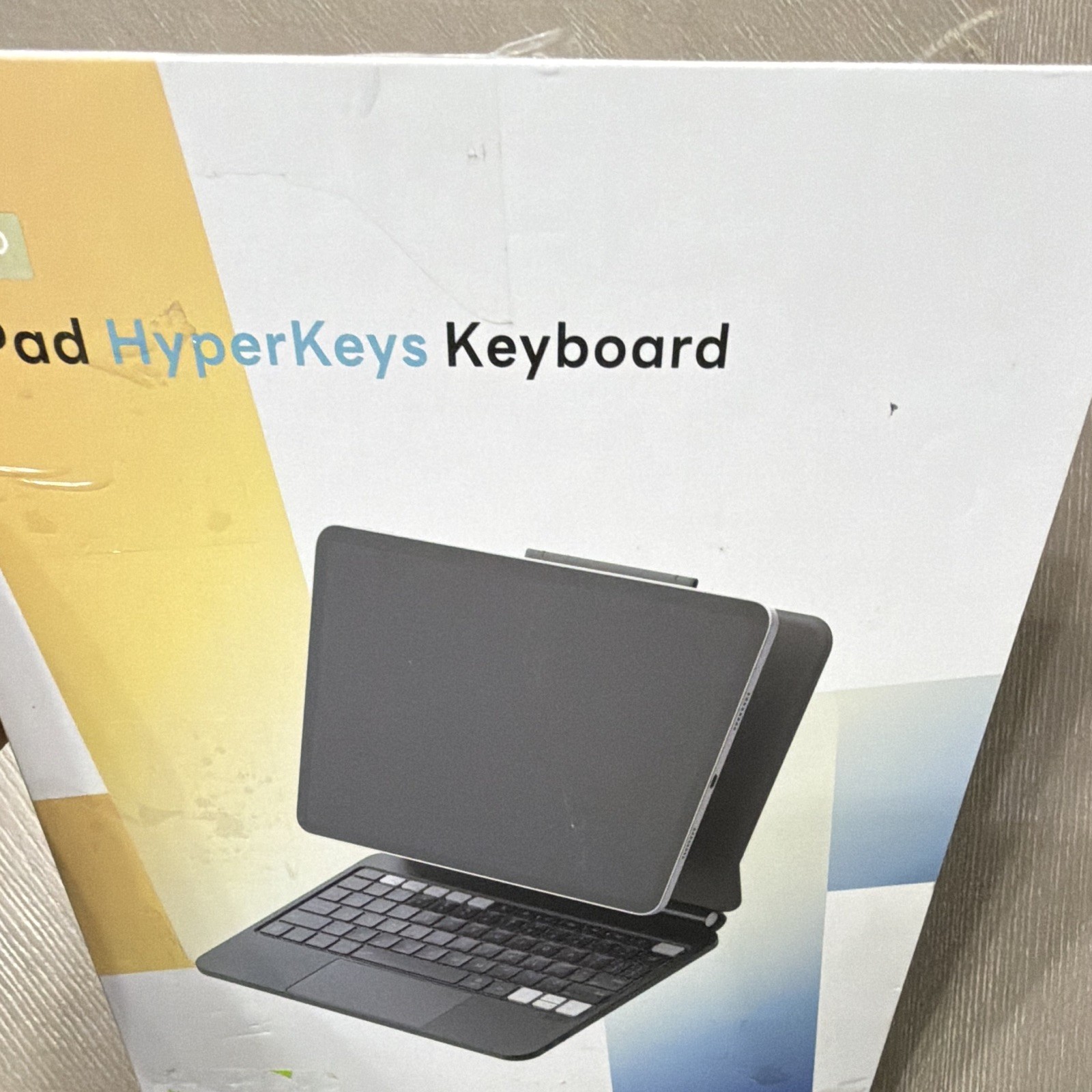 eip iPad HyperKeys Bluetooth Keyboard Case Black Built-In Battery Portable