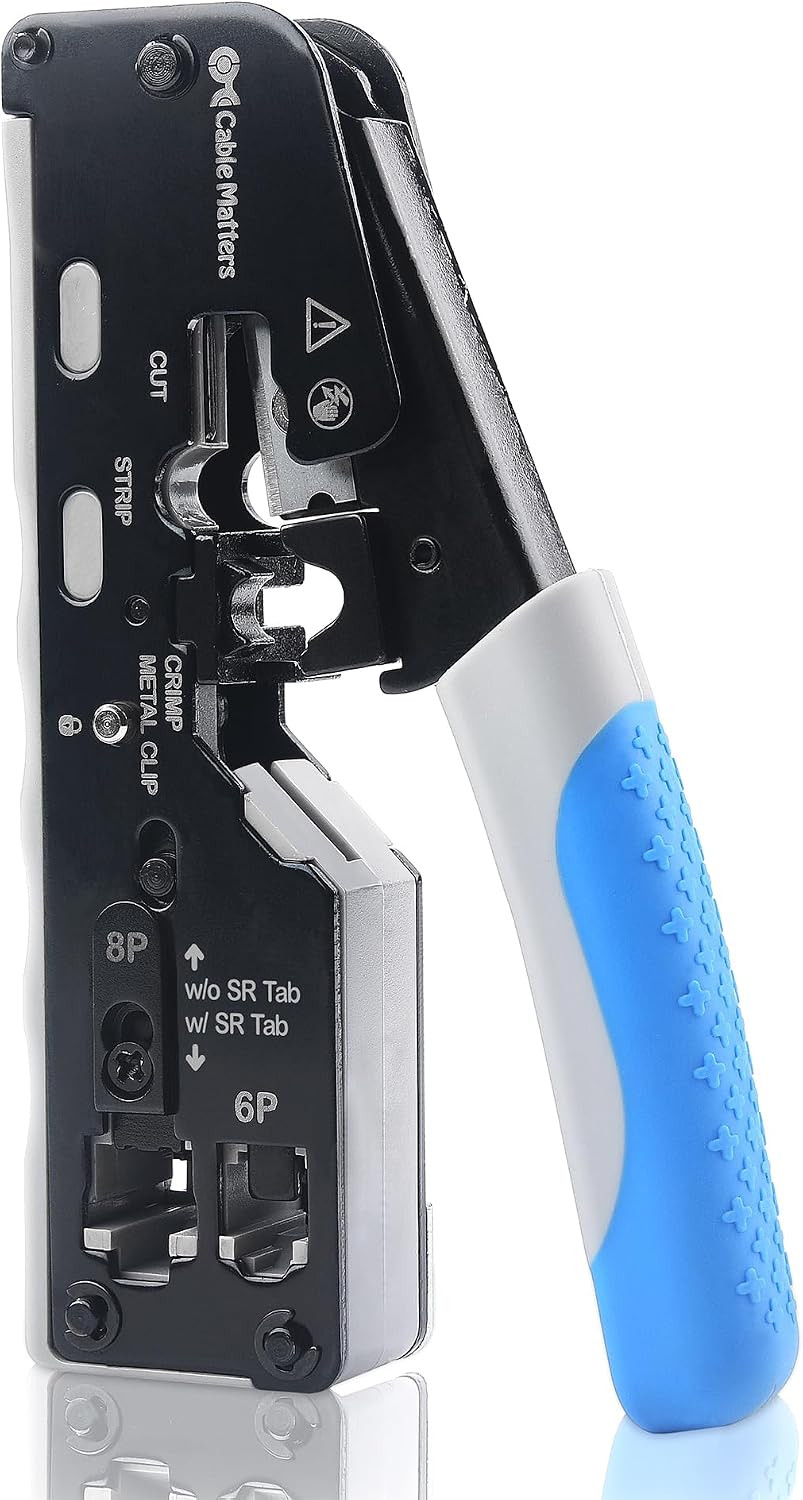 All-In-One Modular Ethernet Crimping Tool Cat 8