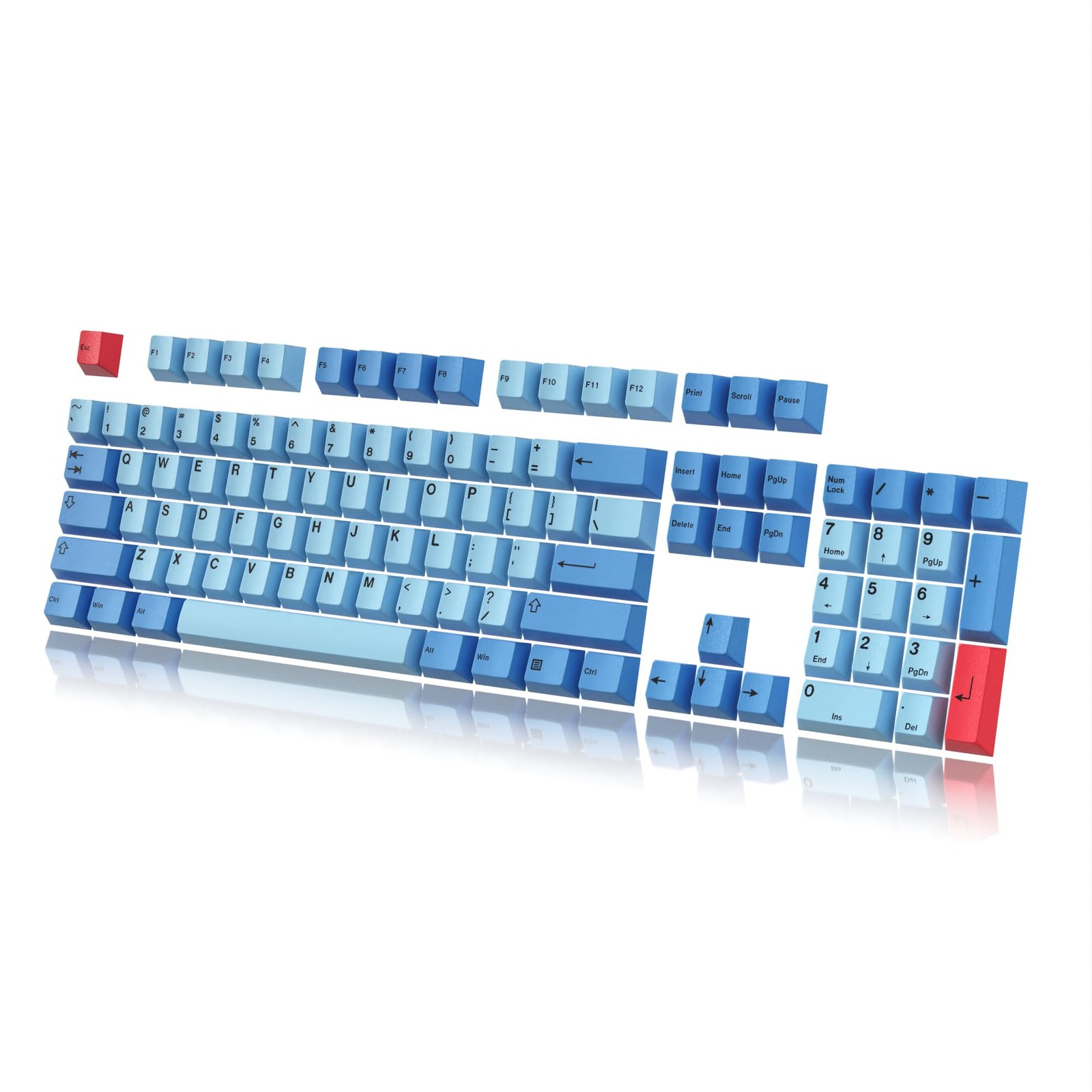 HK Gaming Custom Keycaps | Dye Sublimation PBT Keycap Set for Mechanical Keyb...
