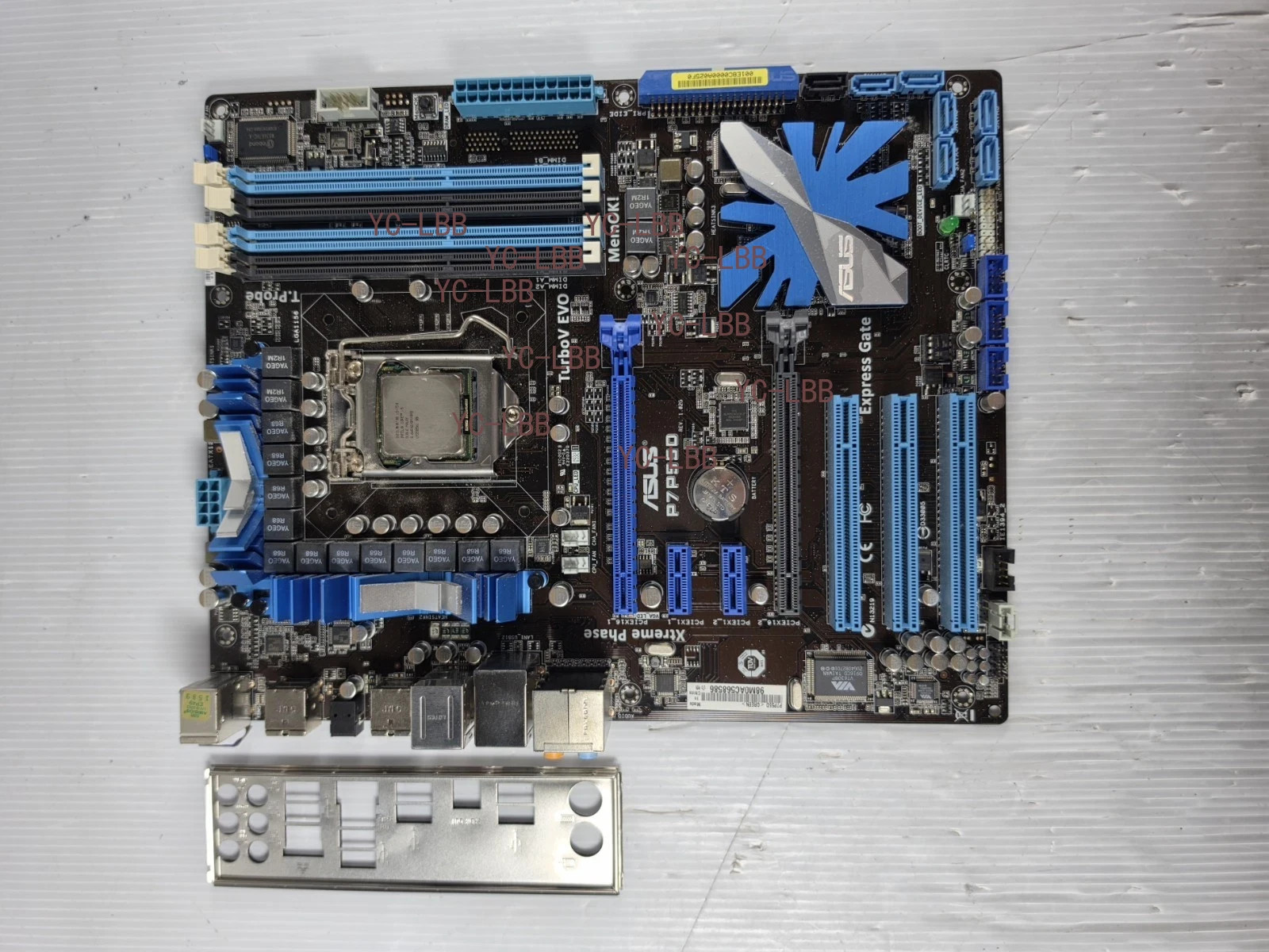 Motherboard For ASUS P7P55D DELUXE LGA 1156 P55 DDR3 VGA+DVI+ Tested