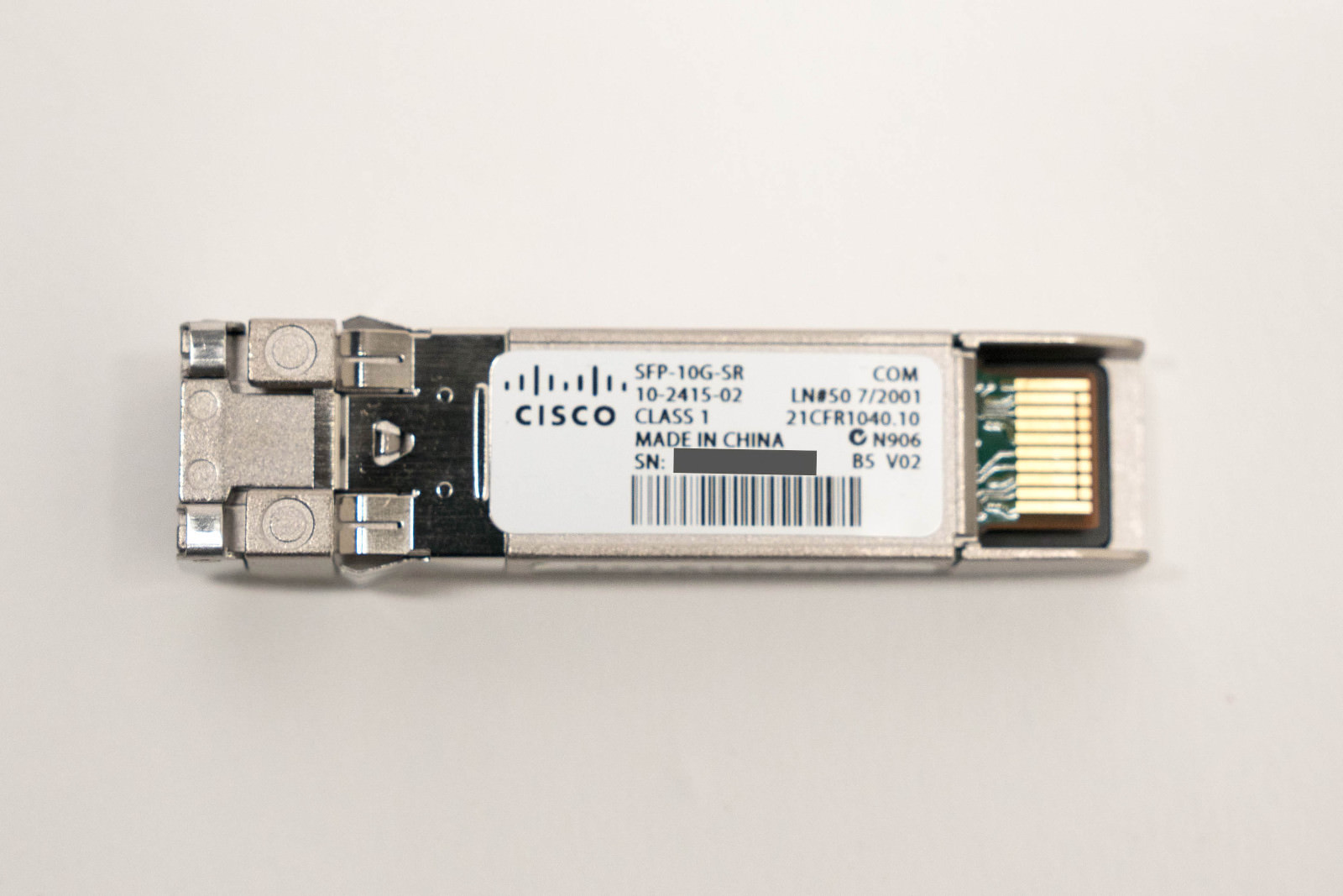 PRICE CUT Genuine Cisco SFP-10G-SR transceiver for multimode fiber cabling