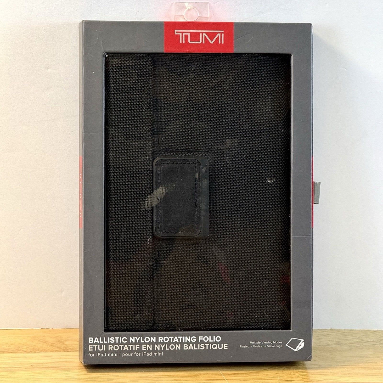 TUMI iPad Mini 4 Ballistic Nylon Rotating Folio Case Black TUIPD 002 NBLK
