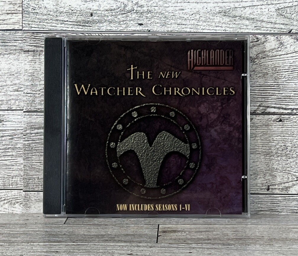 Highlander The New Watcher Chronicles PC CD-ROM Seasons I-VI For Mac Or Windows
