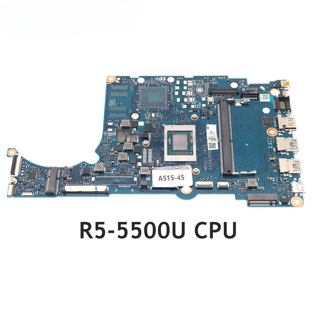 For Acer Aspier 5 A515-45 Laptop Motherboard R5 R5-5500U CPU DDR4 DAZAURMB8C0
