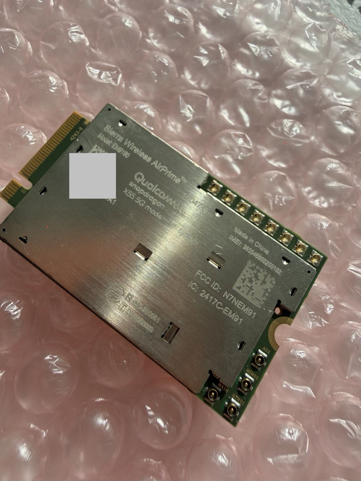 Sierra Wireless EM9190 4G/5G M.2 Wireless WWAN Modem Card Adapter