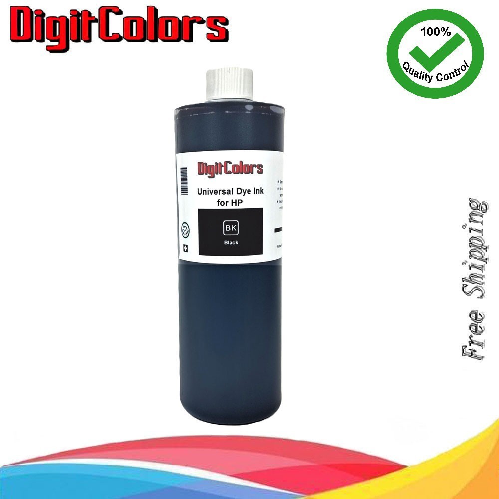 500ml BK Ink Cartridge Refill Kit bottle for all HP Universal Premium Bulk Ink
