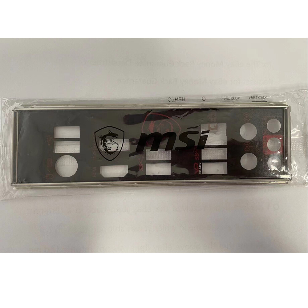 For MSI B450I GAMING PLUS AC MAX WIFI Motherboard IO I/O Shield Backplate