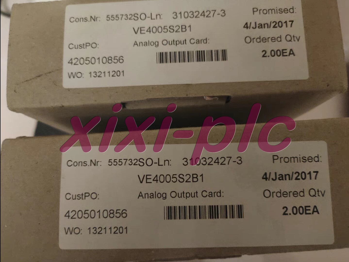 1pcs NEW  EMERSON   VE4005S2B1  Card components   DHL shipping