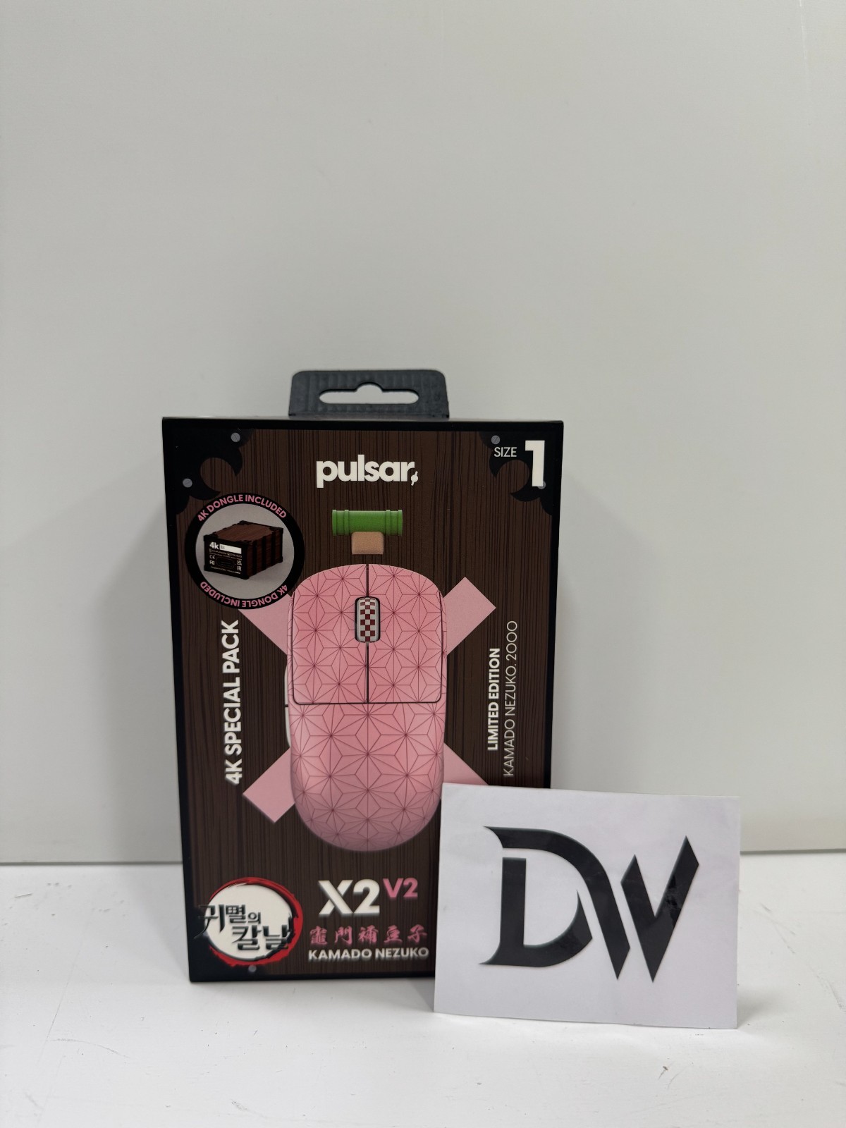 [pulsar] Wireless Gaming Mouse, X2V2 Mini 4K Special Pack Demon Slayer [Nezuko]