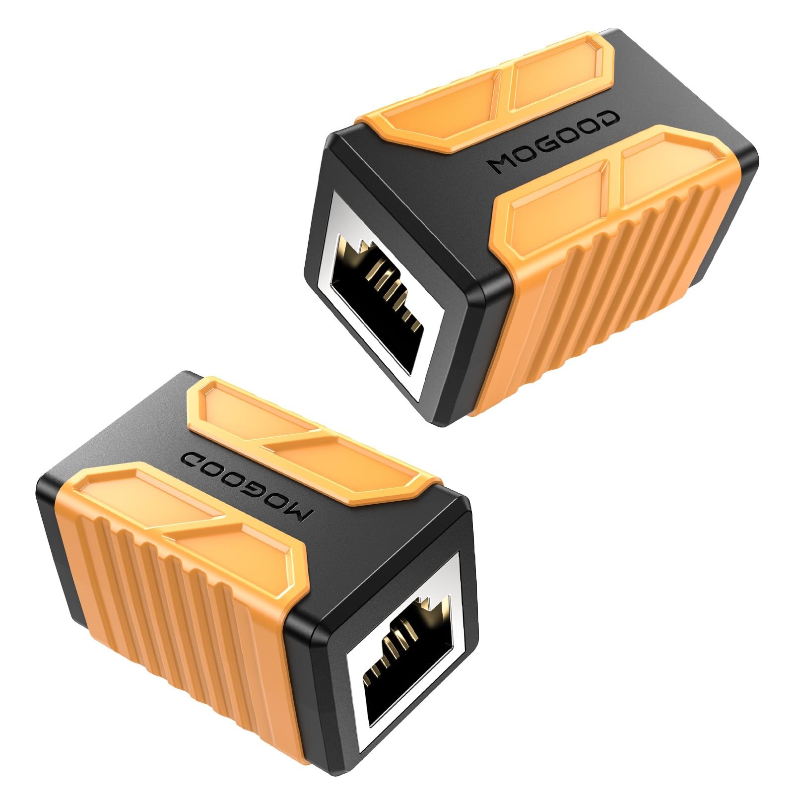 RJ45 Inline Coupler, 10Gbps Internet Cable Connector, 2 Pack Cat 8 Cable Coup...