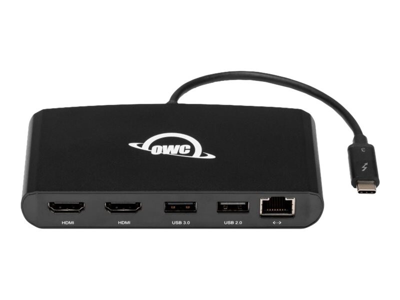 OWC OWCTB3MDK5P Thunderbolt 3 Mini Dock - for Notebook/Desktop PC 2 x USB