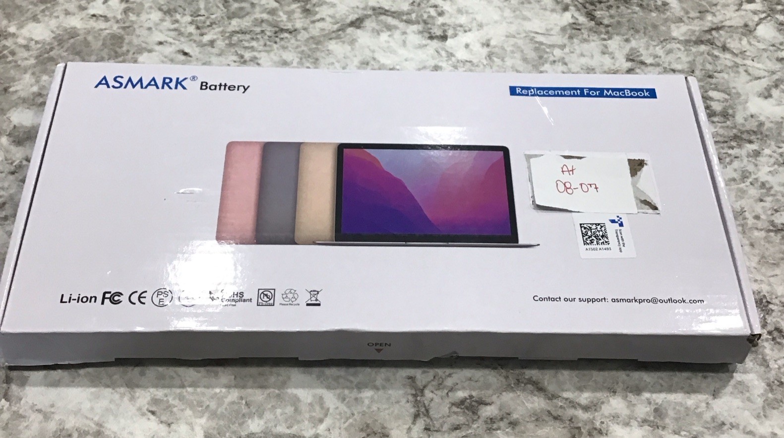 MacBook Replacement Battery ASMARK A1502 PRO 13” 2013-2015