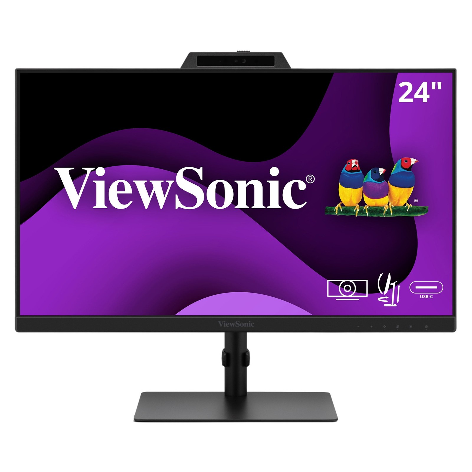 ViewSonic VG2441V 24 Inch 1080p IPS Webcam Monitor USB-C HDMI DP