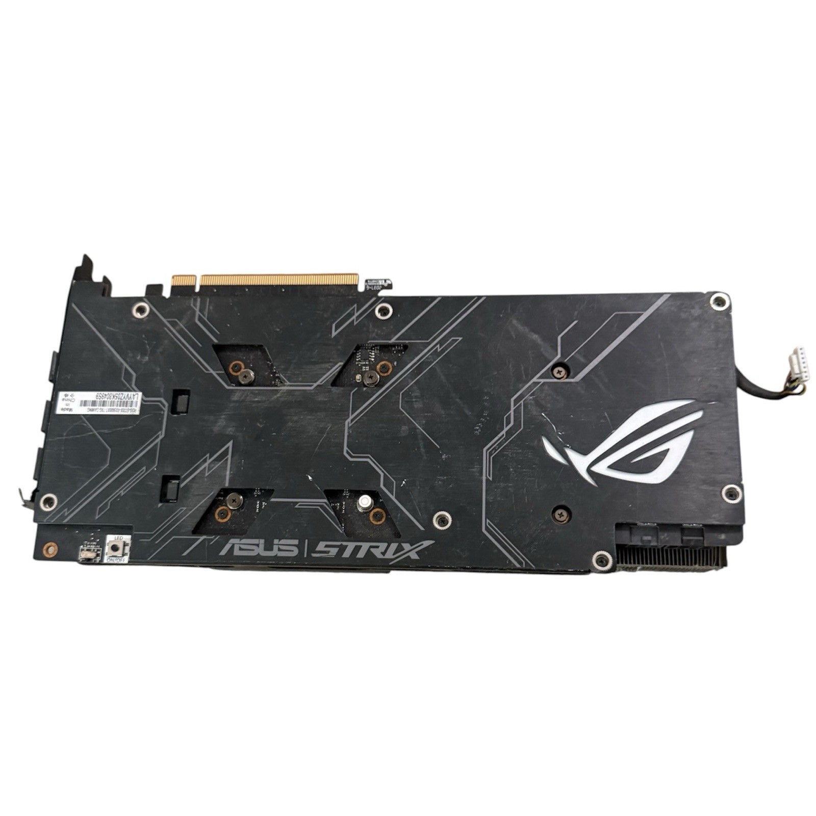ASUS ROG Strix Graphics Card - UNTESTED - Missing Shroud & Fan Blade - NO CORD⁠