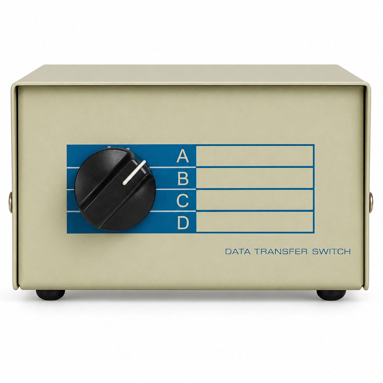 Kentek BNC 4 Way Manual Data Switch Box Female I/O ABCD Port for Coaxial BNC int