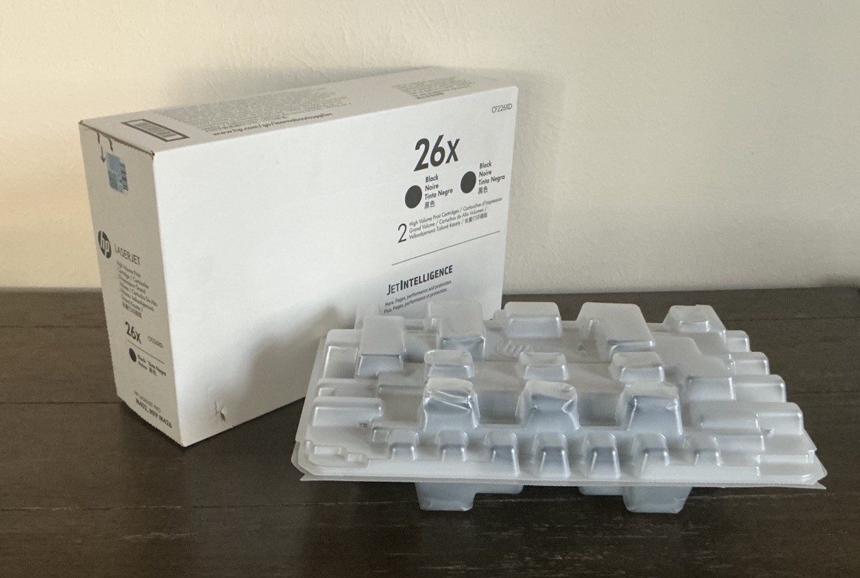 HP Laserjet Pro - TWO - High Volume Print Cartridges 26X Black CF226XD Dual Pack