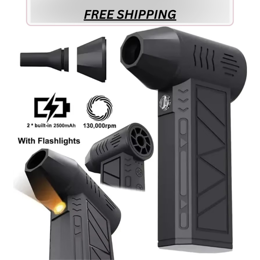  Compressed Air Duster, 130,000RPM Super Power Electric Air Duster