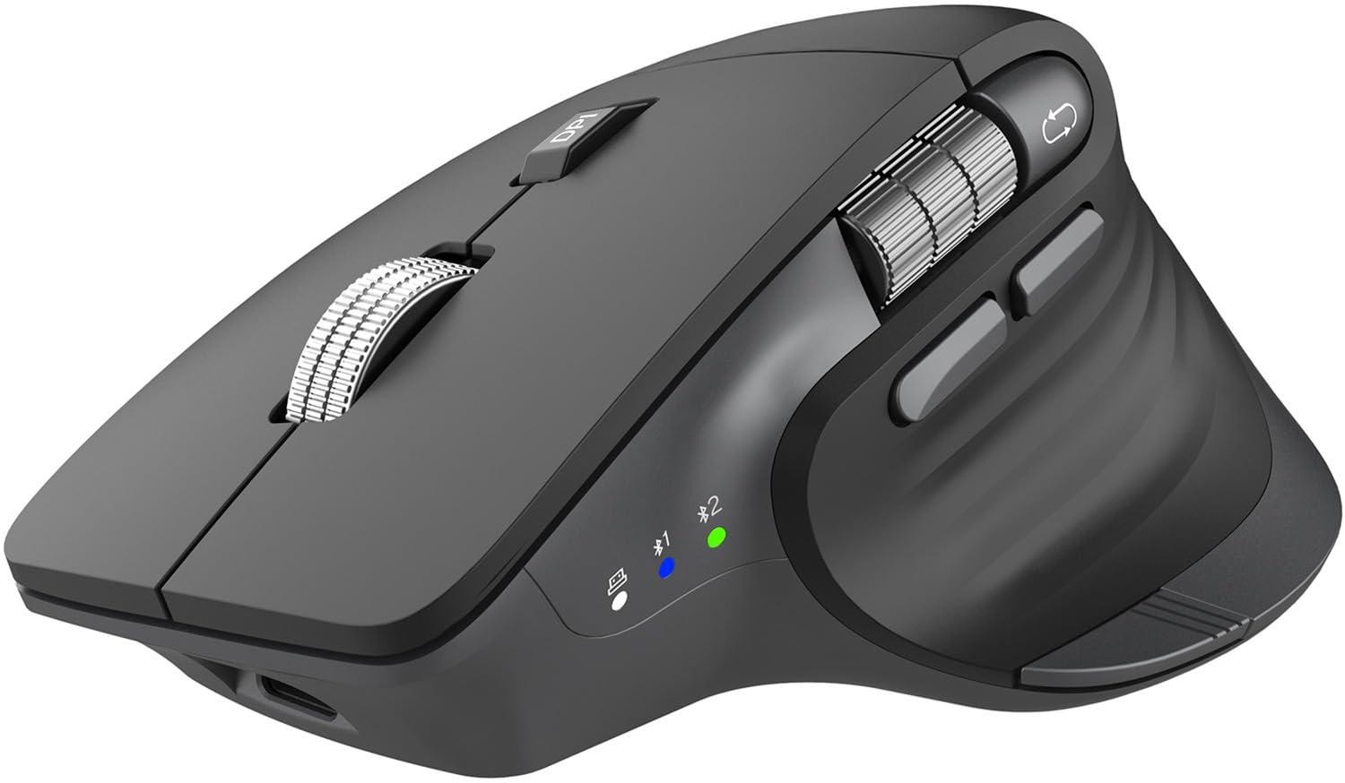 CITLLA Wireless Bluetooth Mouse, Ergonomic Rechargeable Silent Mouse with Multi-