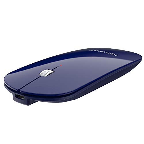 FENIFOX Bluetooth Mouse Rechargeable Small Thin Mini Wireless Bluetooth Mouse