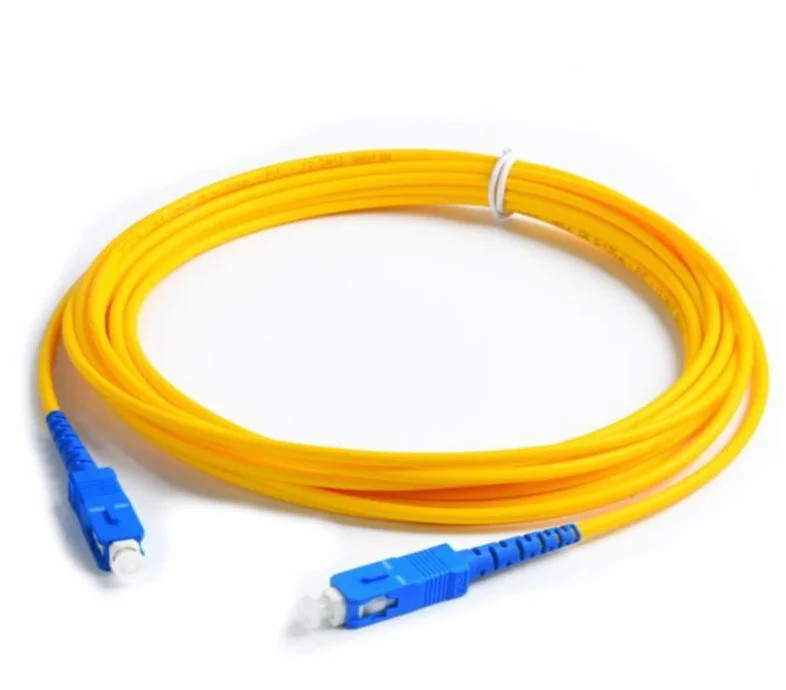 [2pcs] 1M‑10M SC UPC to SC UPC Simplex OS2 LSZH SingleMode Fiber Patch Cord FTTH