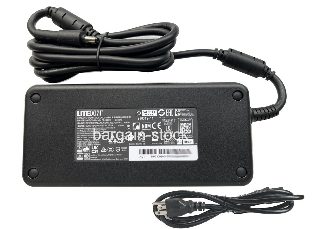 Genuine LITEON 330W AC Adapter Charger For Acer Predator Helios 18 N23Q2 PH18-71