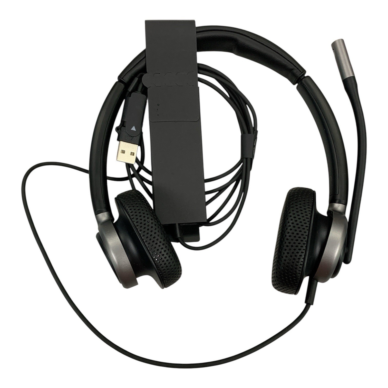 HP Poly Mission 625 USB Computer Headset On-Ear Ear-Pad With Pouch New In Box