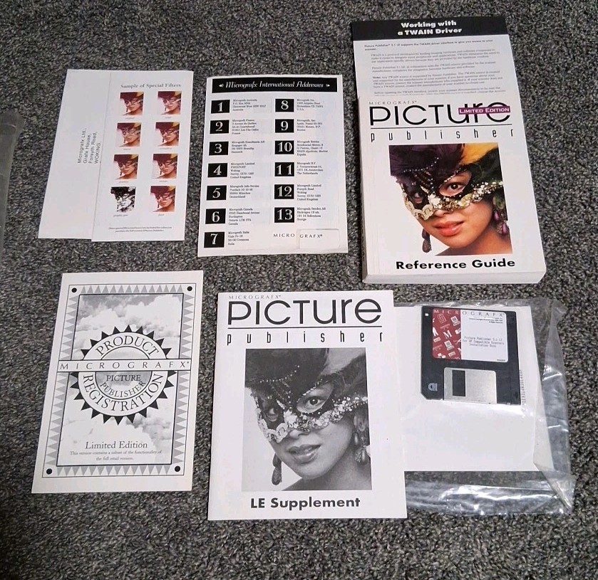Micrografx Picture Publisher 3.1 LE New