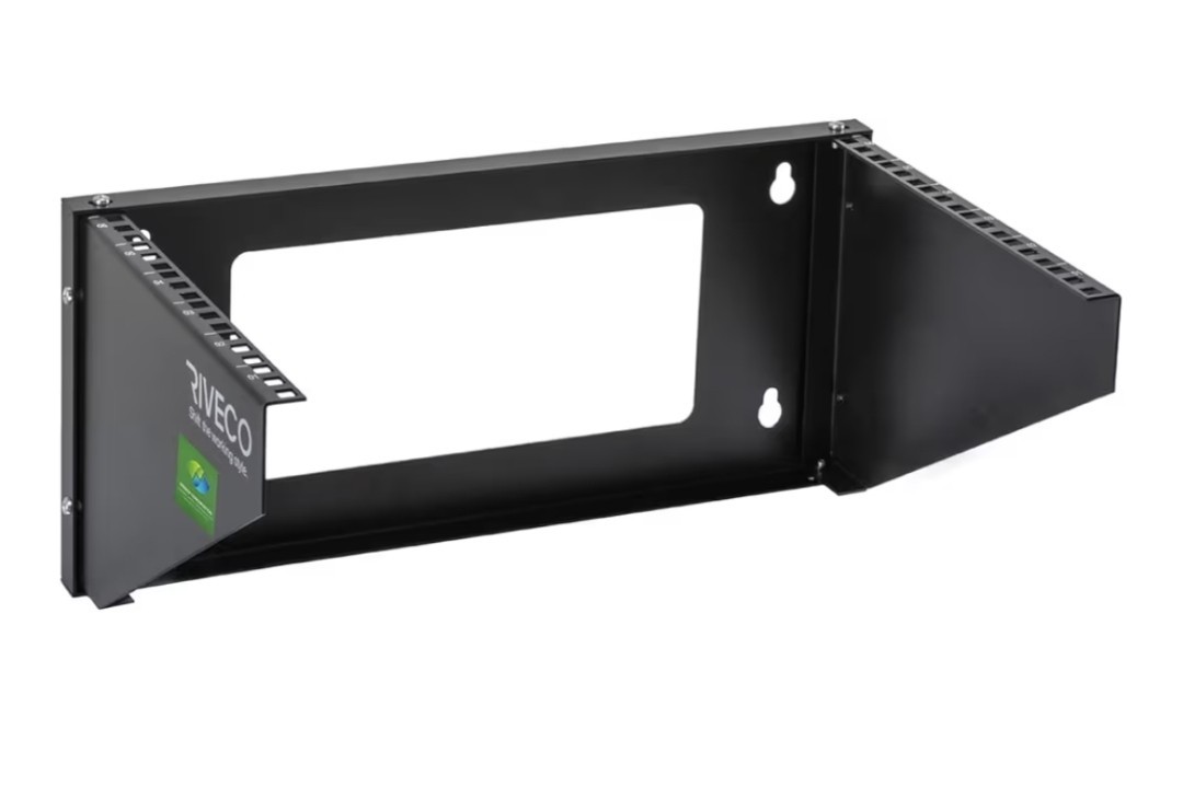 RIVECO 6U Wall Mount Rack for Network| Reinforced Heavy Load 66-99 LBS Open-New