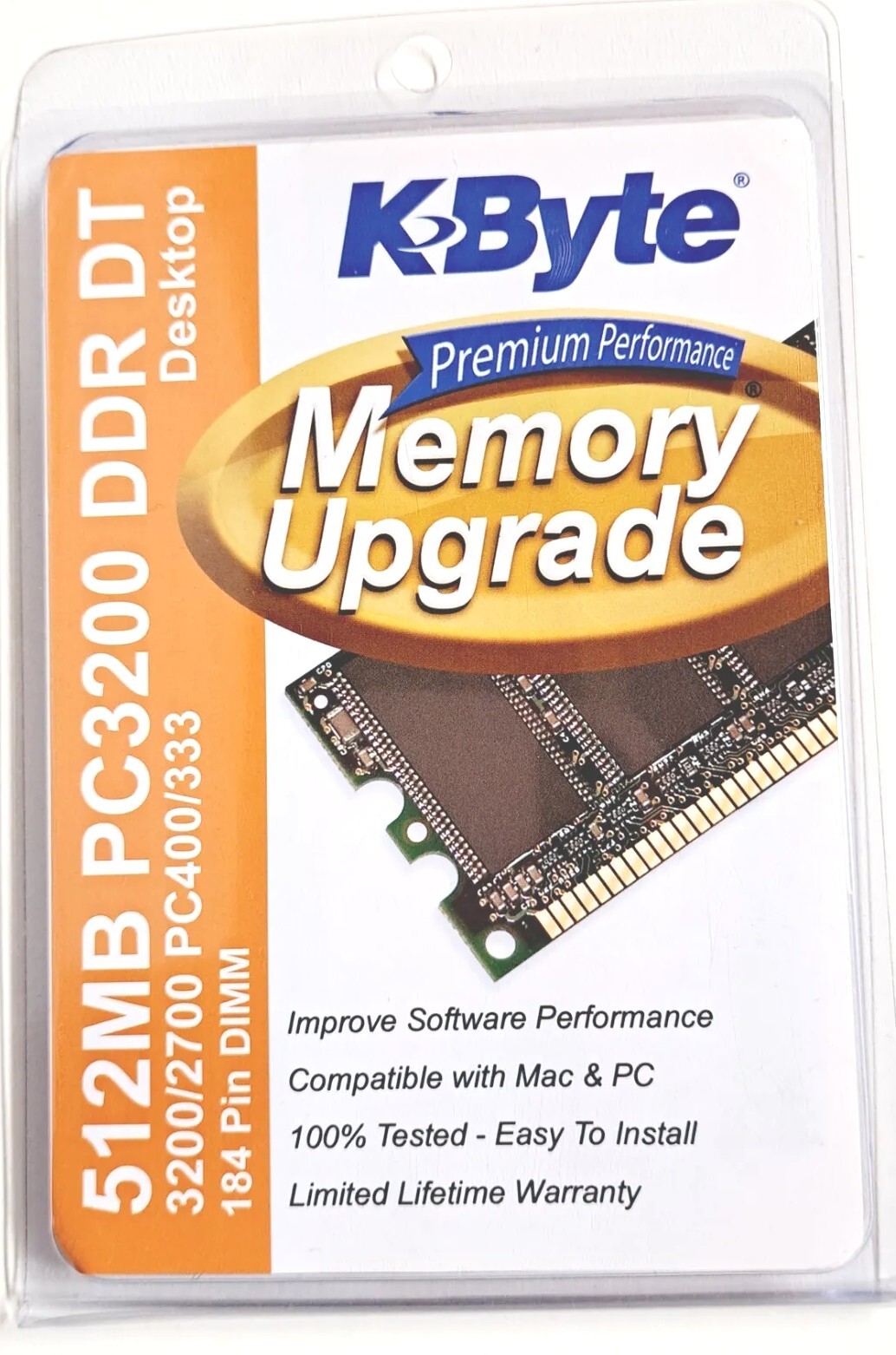 NEW KByte Computer Memory Upgrade 512MB DDR PC3200/2700 PC400/333 184 Pin DIMM 