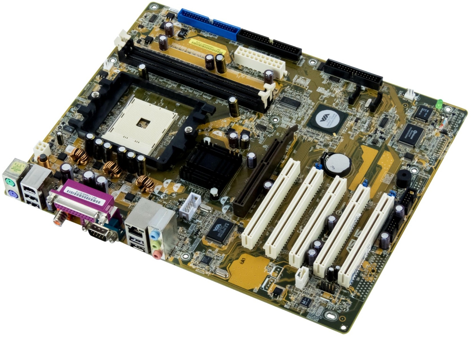 ASUS K8V-F/S SOCKET 754 2x DDR AGP 5x PCI ATX MOTHERBOARD