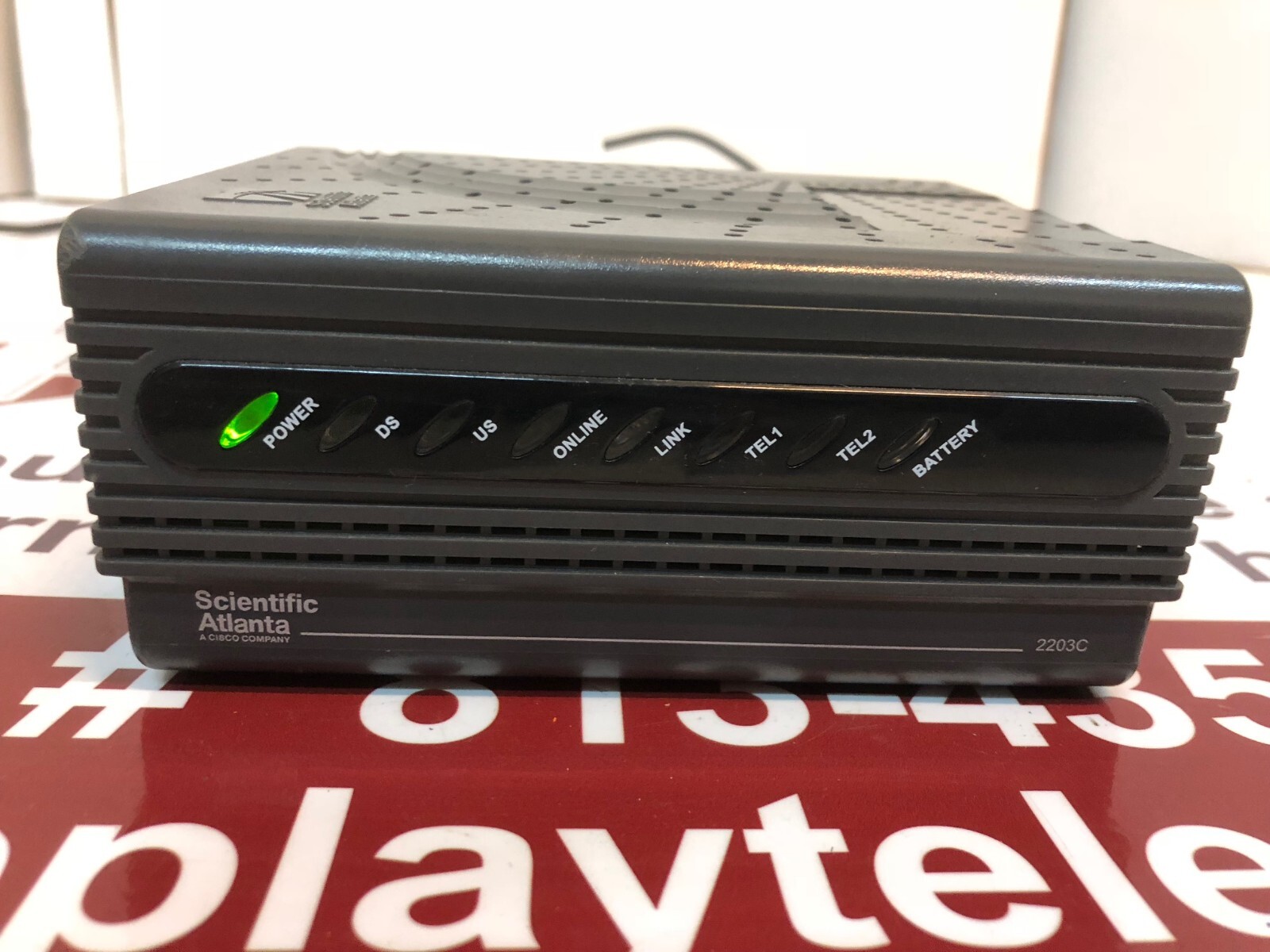 Scientific Atlanta/Cisco DPC2203C VOIP Cable Modem P/N 4013088 **MODEM ONLY**