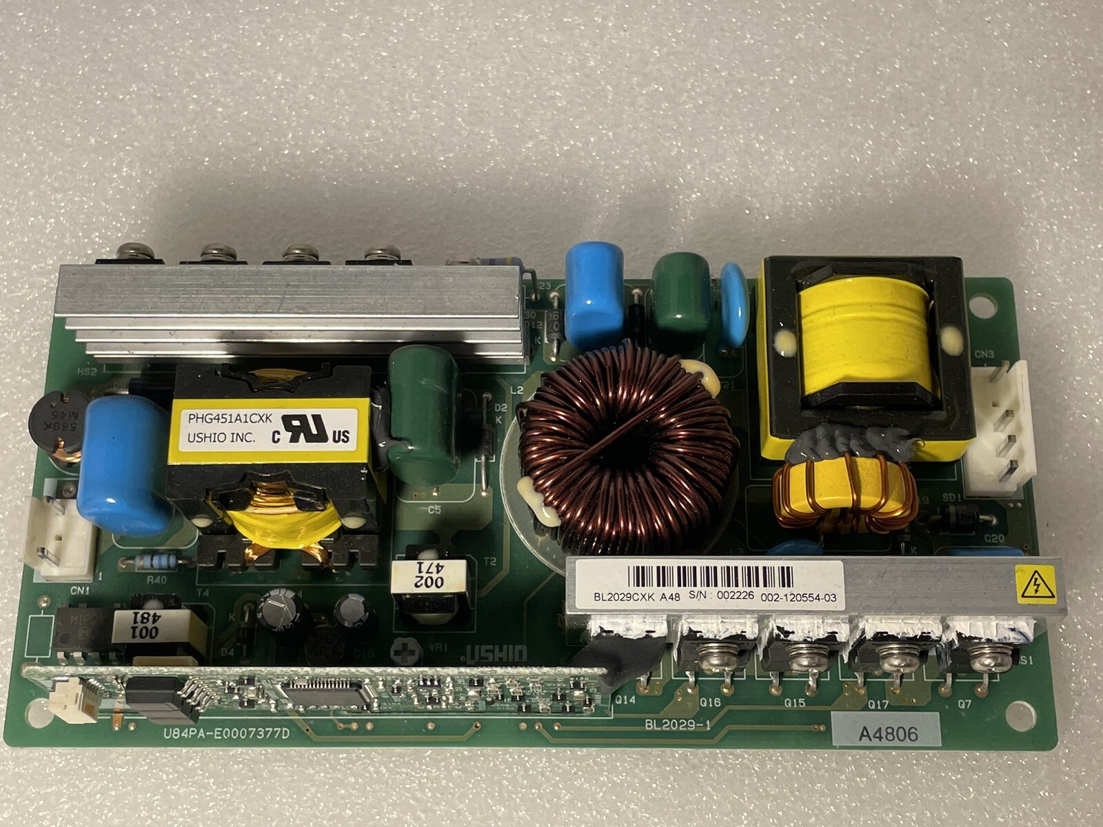 Christie Projector board ballast model PHG451A1CXK BALLAST Original