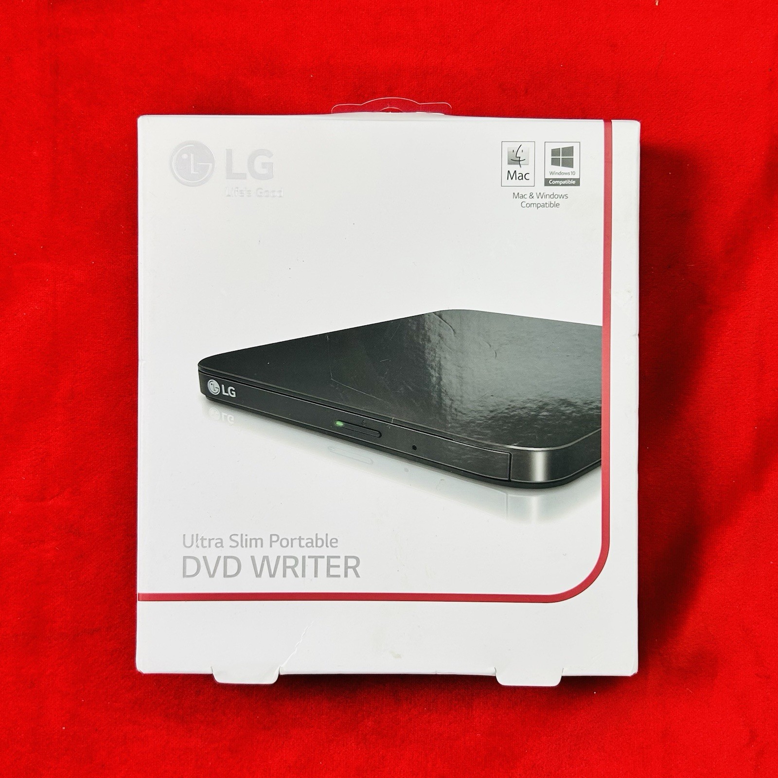 LG DVD Writer Ultra Slim Portable SP80NB80 External Drive MAC/WINDOWS