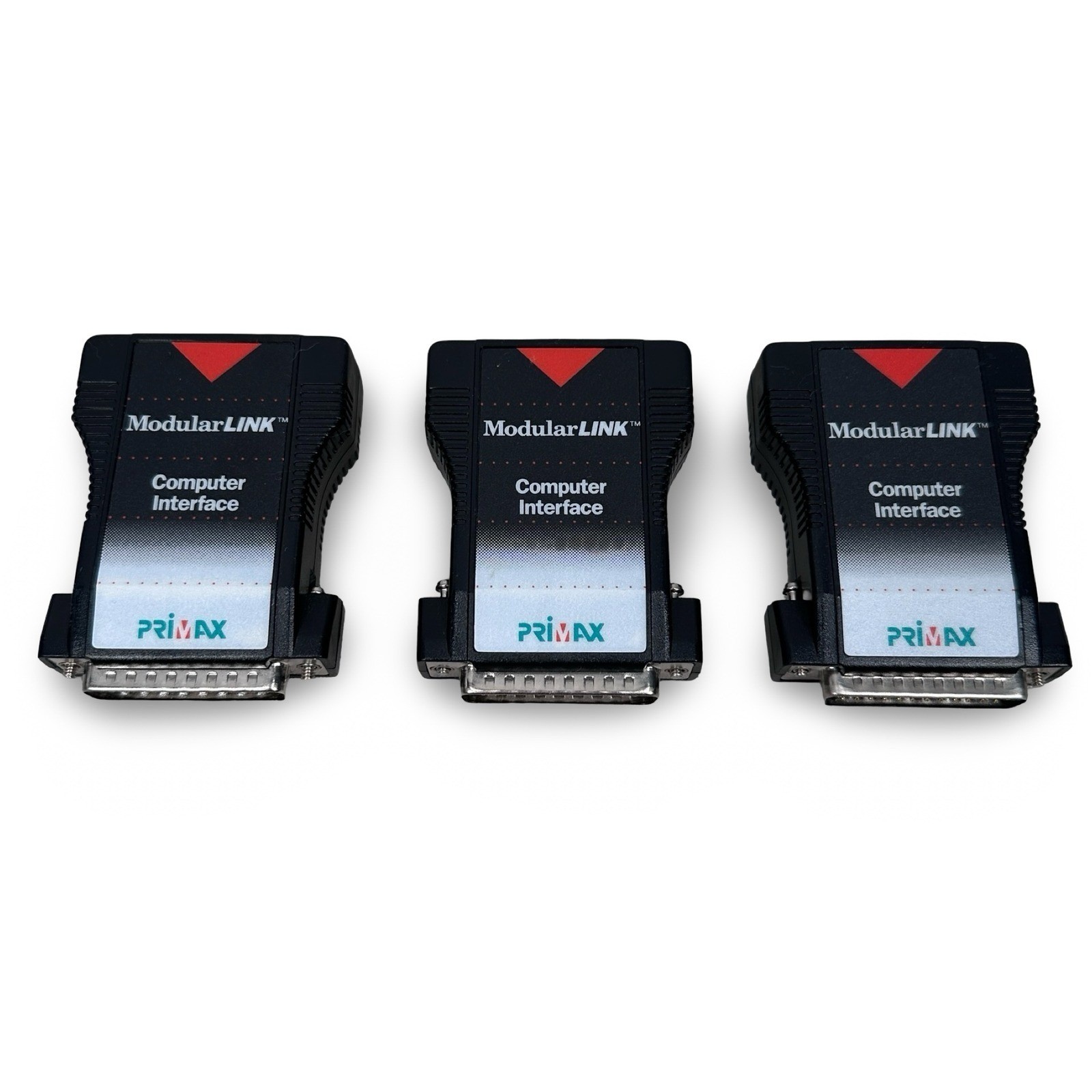 Primax ModularLINK ML100 Computer Interface DB25 to RJ45 Adapter Set of 3 Black