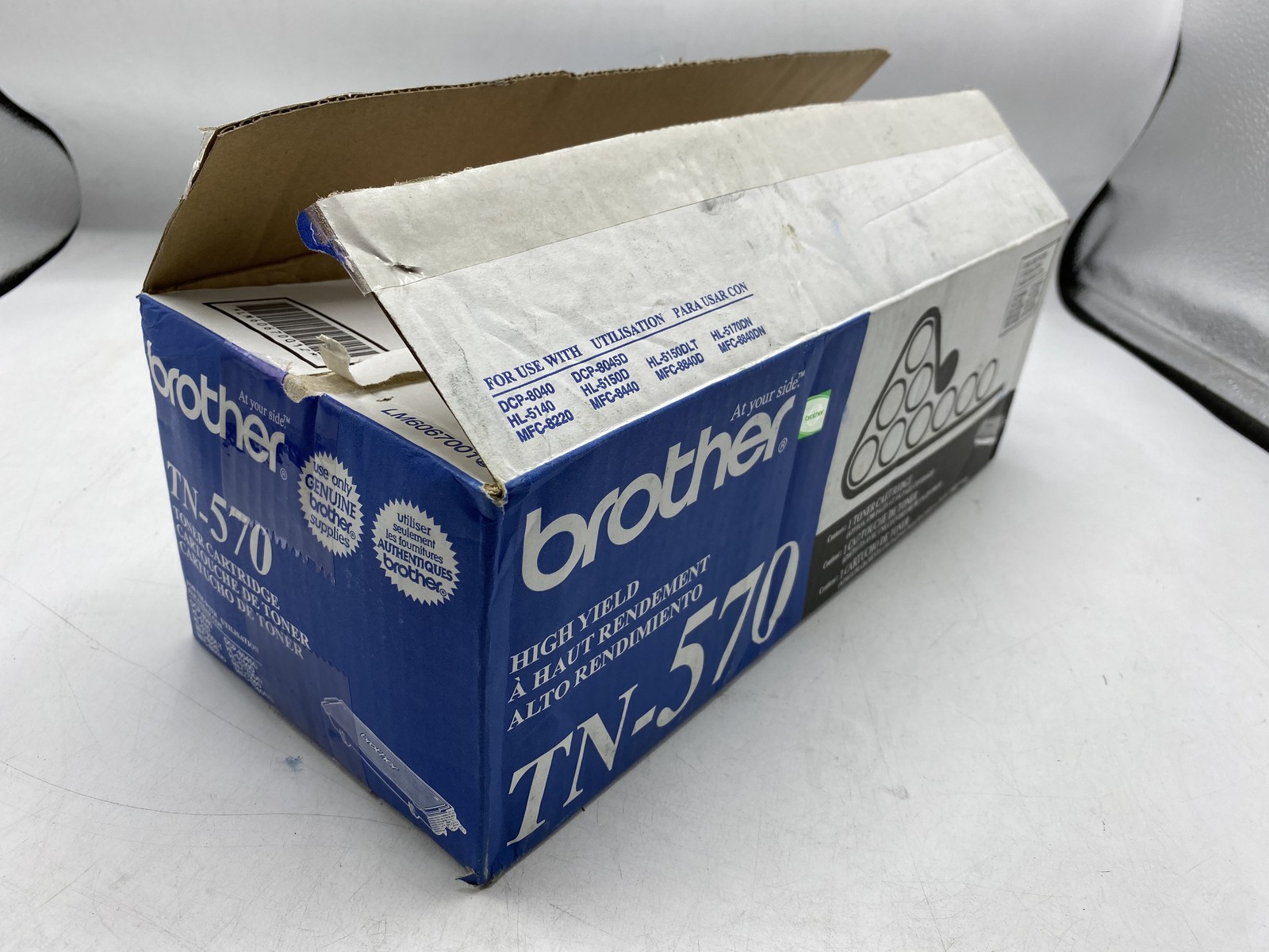 TN-570 OEM Brother High Yield Toner. Open Box