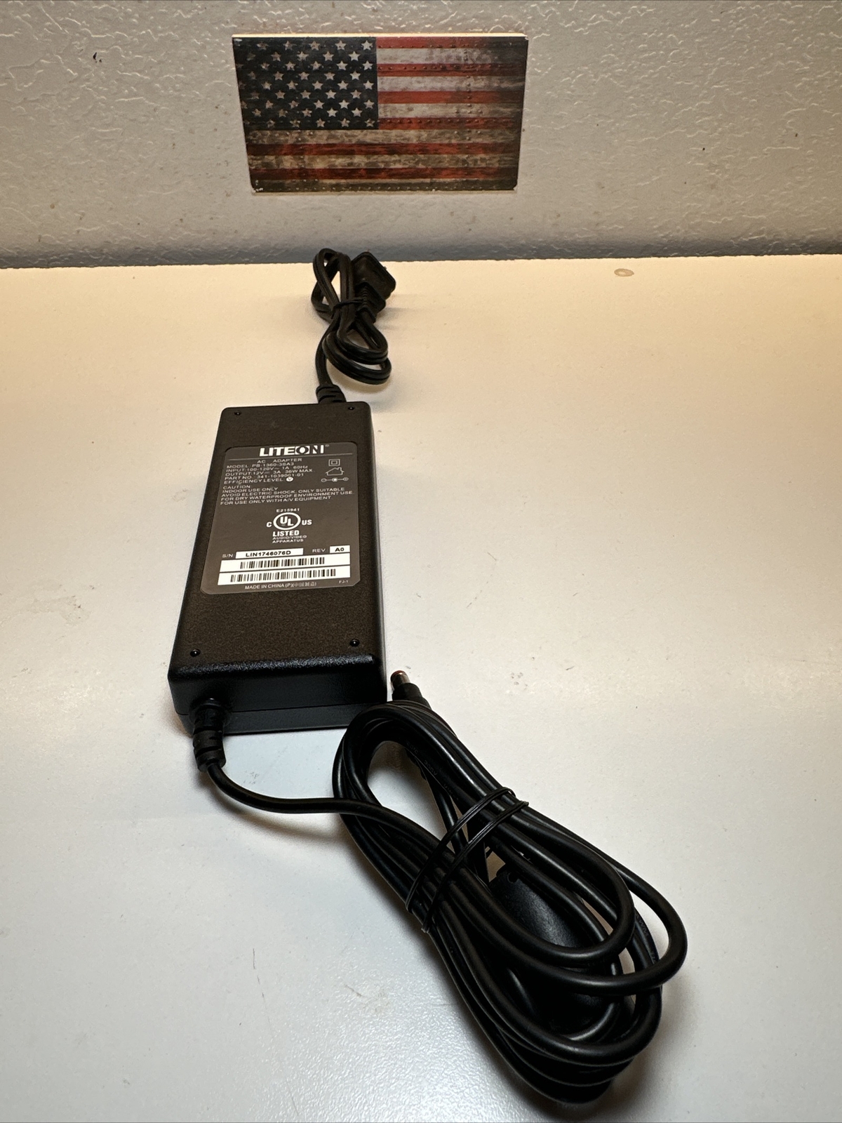 LiteOn (PB-1360-3SA3)  120V Power Adapter Charger