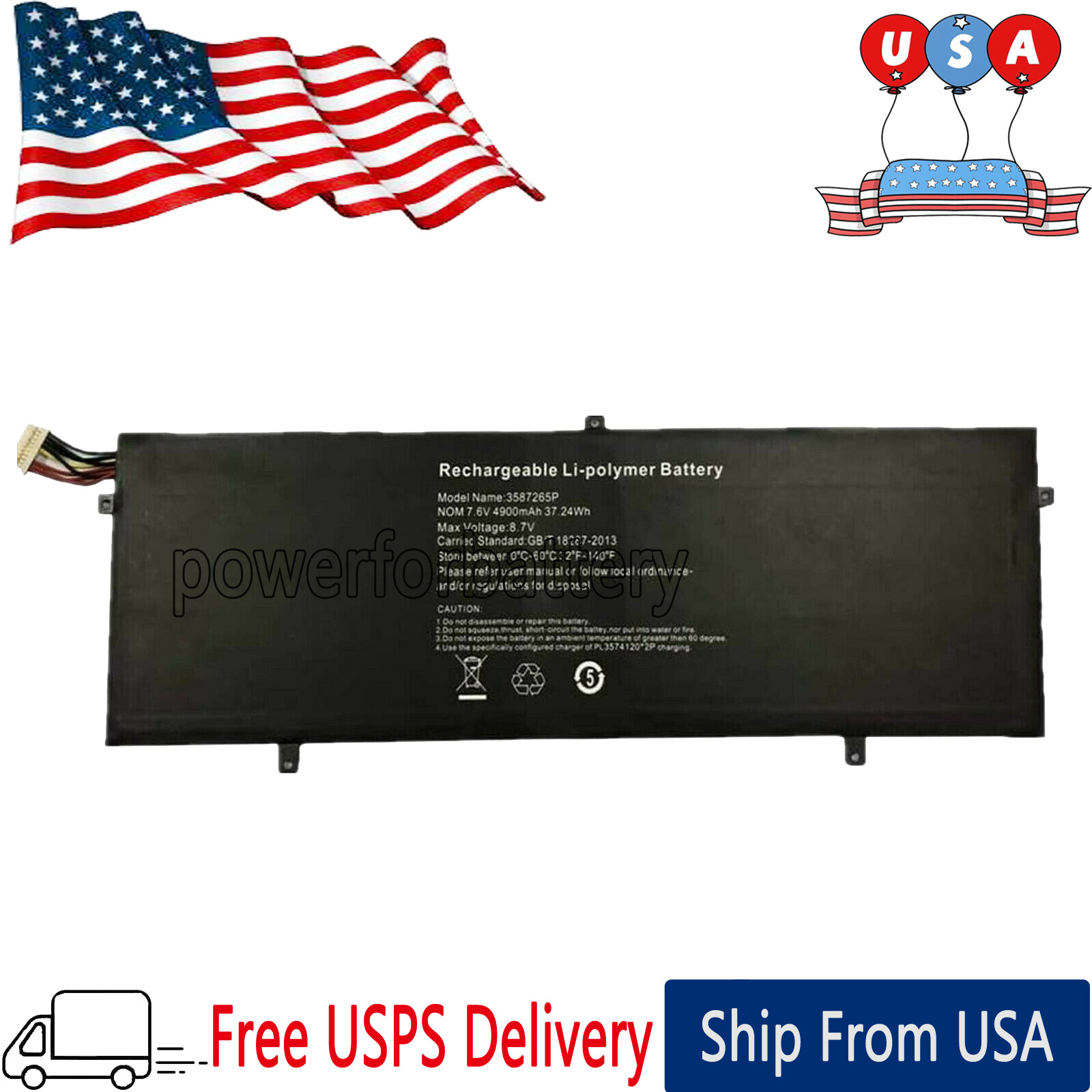 P313R 7.6V 4800mAh Battery For Jumper Ezbook 3 Pro 13.3" LB10 HW-3487265 Ezbook 
